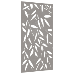 Ogrodowa dekoracja ścienna, 105x55 cm, stal kortenowska