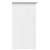 Komoda BODO, biała, 115x43x79,5 cm, lite drewno sosnowe