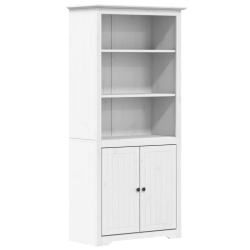 Biblioteczka BODO, biała, 80x40x172 cm, lite drewno sosnowe