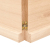 Półka, 140x60x4 cm, surowe lite drewno dębowe