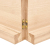 Półka, 160x30x6 cm, surowe lite drewno dębowe