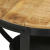 Stolik kawowy, Ø 68x43 cm, lite drewno mango i żelazo