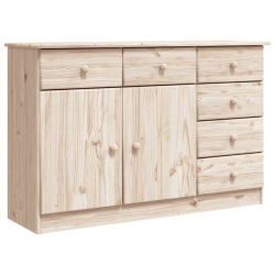 Szafka ALTA, 112x35x73 cm, lite drewno sosnowe