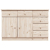 Szafka ALTA, 112x35x73 cm, lite drewno sosnowe