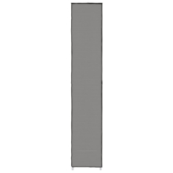 Szafka na buty, szara, 60x30x166 cm, materiałowa