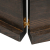 Półka, ciemnoszara, 120x50x4 cm, wykończone lite drewno dębowe
