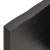 Półka, ciemnoszara, 200x60x4 cm, wykończone, lite drewno dębowe