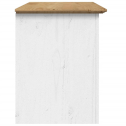 Szafka pod TV BODO, 2 szuflady, brązowa, 91x43x56 cm, sosnowa