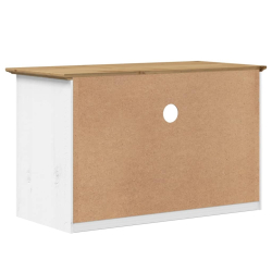 Szafka pod TV BODO, 2 szuflady, brązowa, 91x43x56 cm, sosnowa