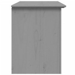 Szafka pod TV BODO, 2 szuflady, szara, 91x43x56 cm, sosnowa