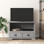 Szafka pod TV BODO, 2 szuflady, szara, 91x43x56 cm, sosnowa