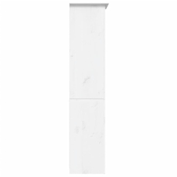 Biblioteczka BODO, biała, 80x38x180 cm, sosnowa, 5 półek