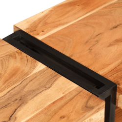 Szafka pod TV, 160x30x40 cm, lite drewno akacjowe