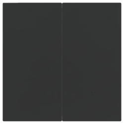 5-częściowy zestaw mebli ogrodowych, czarny, polirattan i stal