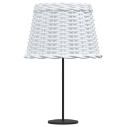 Klosz do lampy, biały, Ø30x20 cm, wiklina