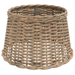 Klosz do lampy, brązowy, Ø45x28 cm, wiklina