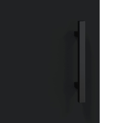 Szafka wisząca, czarna, 34,5x34x90 cm