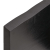 Półka, ciemnoszara, 120x30x4 cm, wykończone lite drewno dębowe