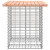 Ławka ogrodowa, gabion, 100x70x72 cm, lite drewno daglezjowe