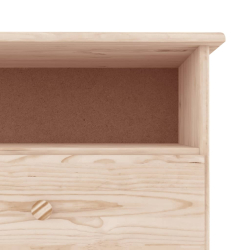 Szafka RTV z szufladami ALTA, 100x35x41 cm, drewno sosnowe