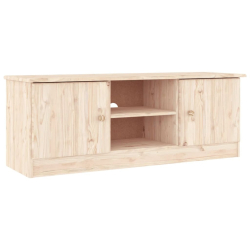 Szafka na TV ALTA, 112x35x41 cm, lite drewno sosnowe