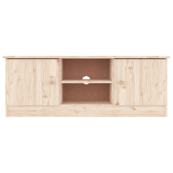 Szafka na TV ALTA, 112x35x41 cm, lite drewno sosnowe