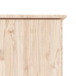 Szafka na TV ALTA, 112x35x41 cm, lite drewno sosnowe