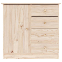 Szafka ALTA, 77x35x73 cm, lite drewno sosnowe