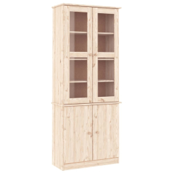 Witryna ALTA, 77x35x186,5 cm, lite drewno sosnowe