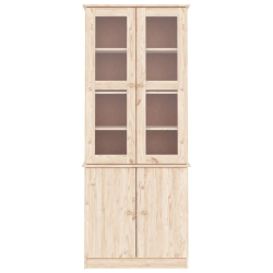 Witryna ALTA, 77x35x186,5 cm, lite drewno sosnowe