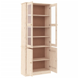 Witryna ALTA, 77x35x186,5 cm, lite drewno sosnowe