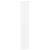 Witryna ALTA, biała, 77x35x186,5 cm, lite drewno sosnowe