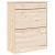Kredens ALTA, 77x35x188 cm, lite drewno sosnowe