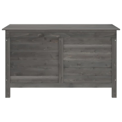 Skrzynia ogrodowa, antracytowa, 99x49,5x58,5 cm, drewno jodłowe