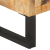 Szafka, 80x30x71 cm, lite surowe drewno mango i metal