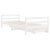 Rama łóżka dziecięcego z szufladami, biała, 80x200 cm, sosnowa