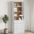 Biblioteczka z szufladami ALTA, biała, 77x35x186,5 cm, sosna