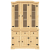 Kredens Corona, miodowy, 112x43x196 cm, lite drewno sosnowe