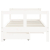 Rama łóżka dziecięcego z szufladami, biała, 80x160 cm, sosna