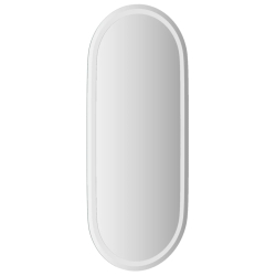 Lustro łazienkowe z LED, 100x45 cm, owalne