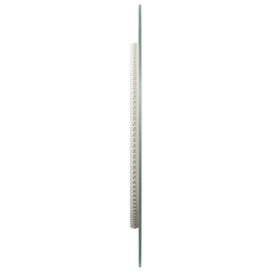 Lustro łazienkowe z LED, 100x45 cm, owalne