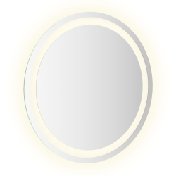 Lustro łazienkowe z LED, okrągłe, 50 cm