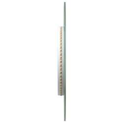 Lustro łazienkowe z LED, 70x30 cm, owalne