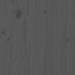 Donica ogrodowa, szara, 40x40x39 cm, lite drewno sosnowe