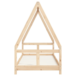 Rama łóżka dla dzieci, 80x200 cm, drewno sosnowe
