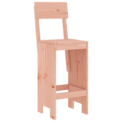 Stołki barowe, 2 szt., 40x48,5x115,5 cm, lite drewno daglezjowe