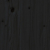 Donica ogrodowa, czarna, 82,5x82,5x39 cm, lite drewno sosnowe