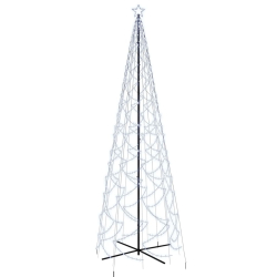 Choinka stożkowa, 1400 zimnych białych LED, 160x500 cm