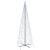 Choinka stożkowa, 1400 zimnych białych LED, 160x500 cm