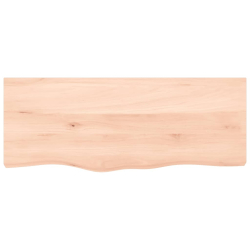 Blat do stołu, 100x40x4 cm, surowe drewno dębowe
